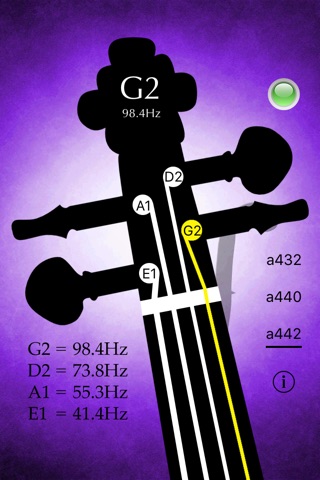 Double Bass Tuner Professional screenshot 2