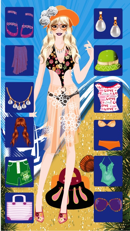 Venus Beach Dress Up Game