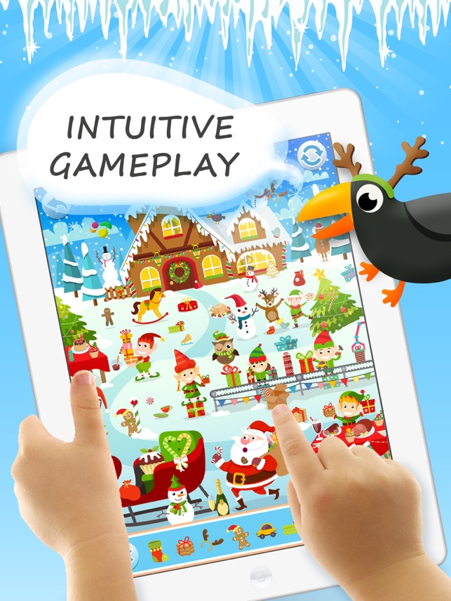 Find The Crow Winter HD FREE - hidden objects game for smart(圖2)-速報App