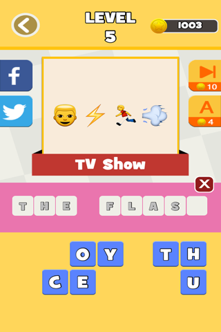 QuizPop Mania! Guess the Emoji Movies and TV Shows - a free word guessing quiz game screenshot 4