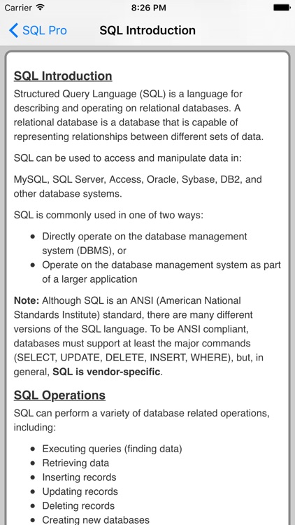 SQL Pro FREE screenshot-1