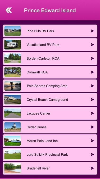 Canada Campgrounds and RV Parks