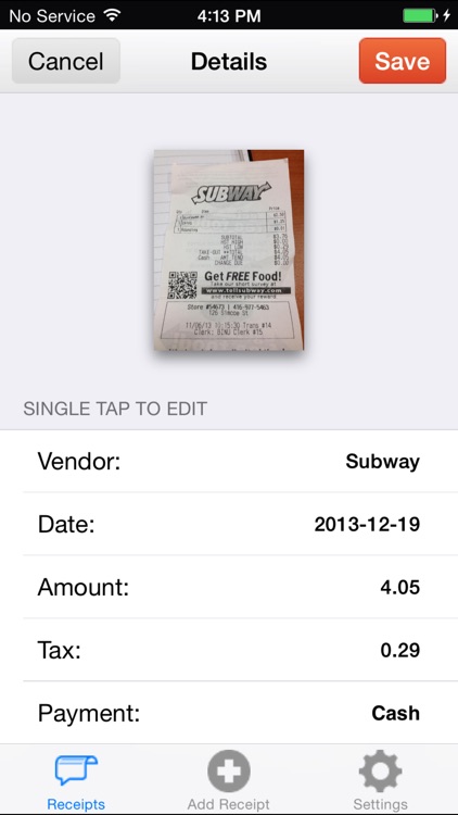 Hello Receipts - Scan Expenses