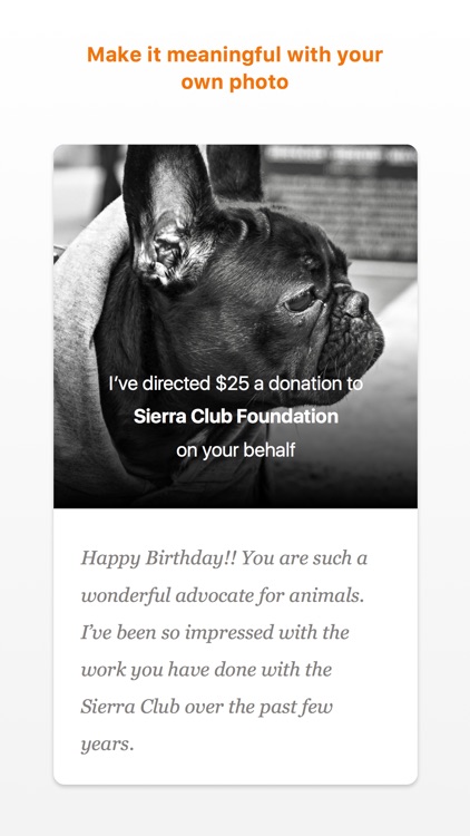 Small Token - donate to a nonprofit as a gift