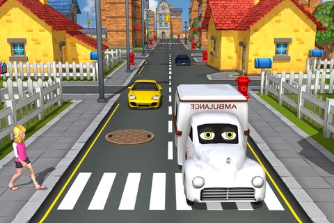 Kids Ambulance Real Hero 3d Simulator games screenshot 2