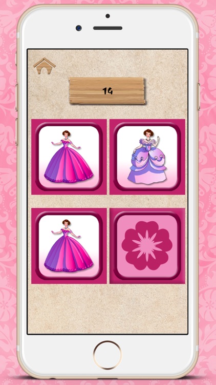 princesses memory: games for brain training for girls