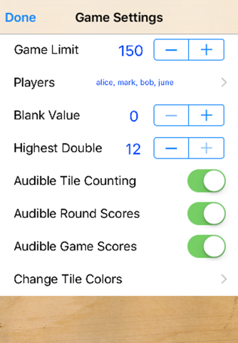 Dominoes ScoreBoard screenshot 2