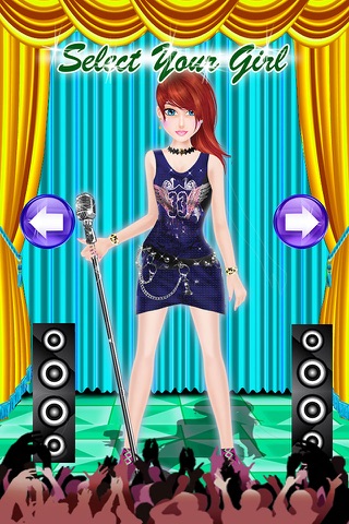 Rockstar Makeover Beauty girls Game screenshot 3