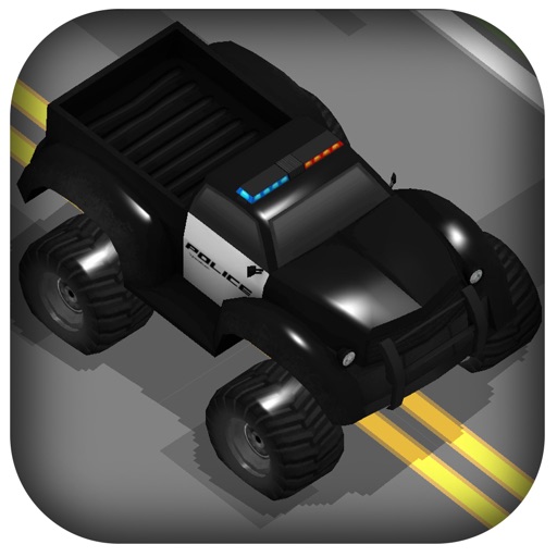 3D Zig-Zag  Offroad Cop Car -  On Furious Highway Fast Street Game Icon