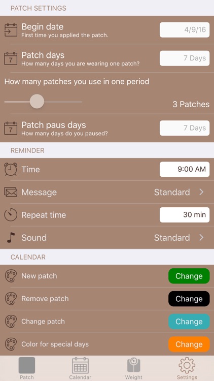 MyPatch - Birth control patch screenshot-4