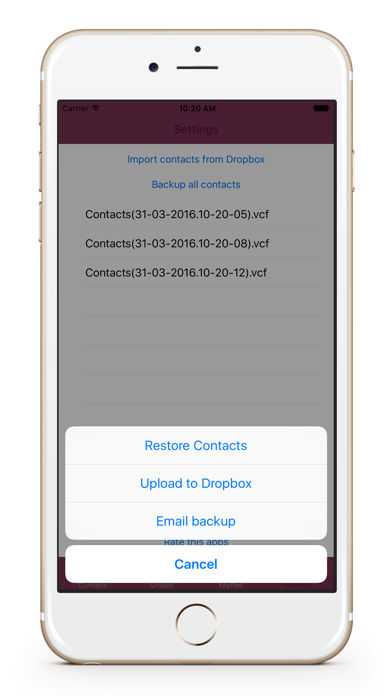 iBlacklist - Contacts... screenshot1