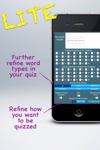 ParseGreekLITE- Greek Quizzing screenshot 3