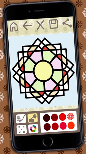 Coloring book Mandalas for adults – relax game of meditation(圖1)-速報App