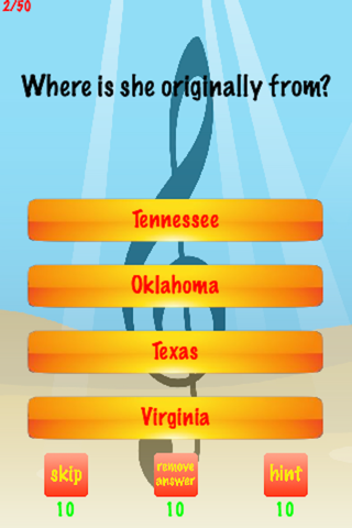 You Think You Know Me?  Miranda Lambert Edition Trivia Quiz screenshot 2