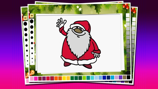 圣诞彩页：油漆你的圣诞老人驯鹿圣诞树和礼物(圖2)-速報App