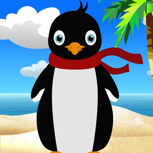 Penguin Survival Tap: Beach Village Resort icon