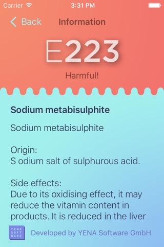 Food additives: complete description screenshot 3