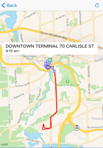 St. Catharines Transit On screenshot 2
