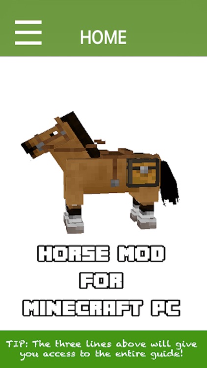 Horse Mod For Minecraft PC