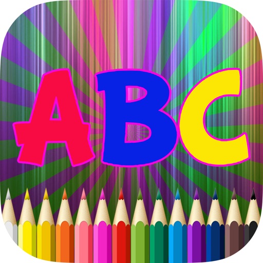 ABC Aphabet Coloring Book Icon