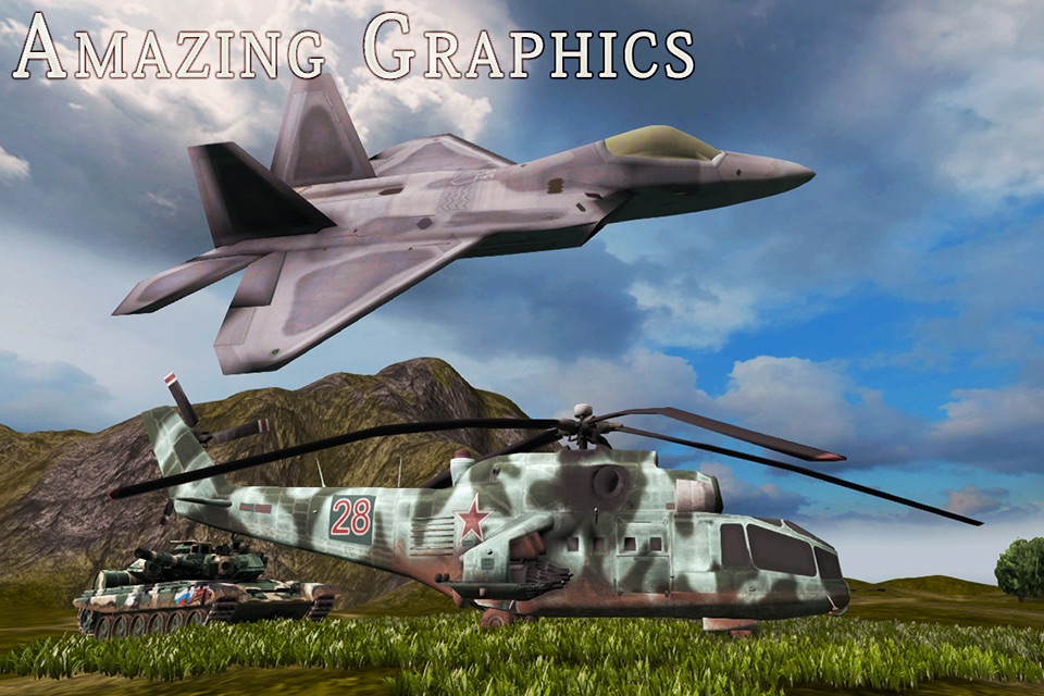 F-22 Raptor - Combat Flight Simulator of Infinite Airplane Hunter screenshot 2