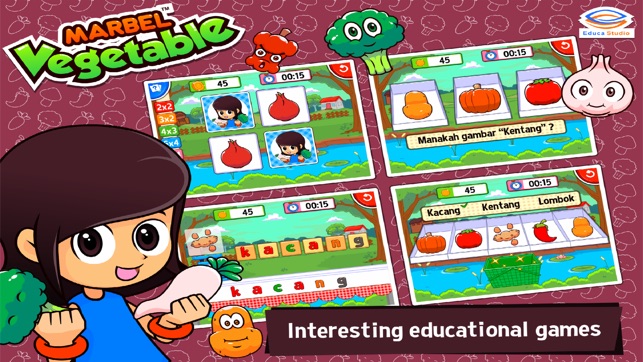 Marbel Vegetable Fun Preschool Games(圖5)-速報App