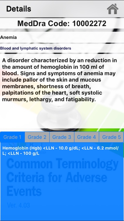 CTCAE - Common Terminology Criteria for Adverse Events 4.03 screenshot-3