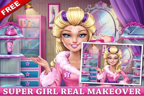 Super Girl Makeover - Makeup, Dress Up, Spa - Girls Games screenshot 2