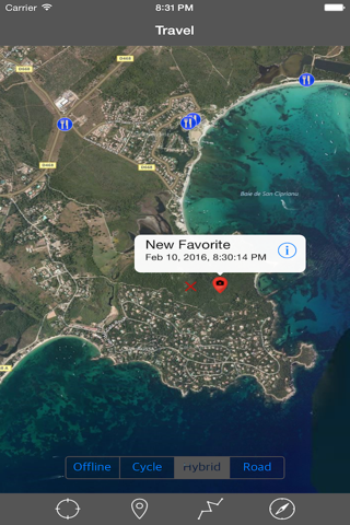 CORSICA (CORSE) – GPS Travel Map Offline Navigator screenshot 3