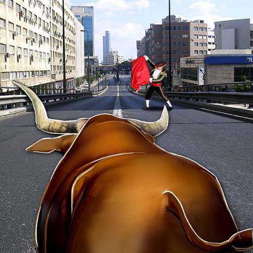 Bull Simulator In City Icon