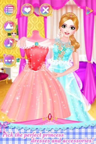 Princess Dress Up Salon - Summer Picnic Day: Spa Makeup Makeover Beauty Games screenshot 4