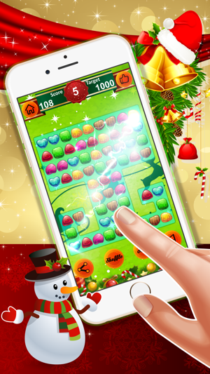 Candy Celerity : - A match 3 puzzles for Christmas season(圖2)-速報App