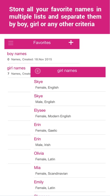 50,000 Baby Names - Connect Your Friends and Let Them Share Their Favorite Names with You screenshot-3