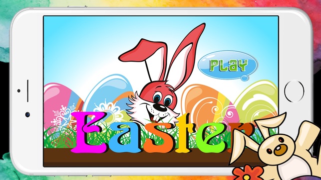 Easter Egg Kids Coloring Book Pages Game