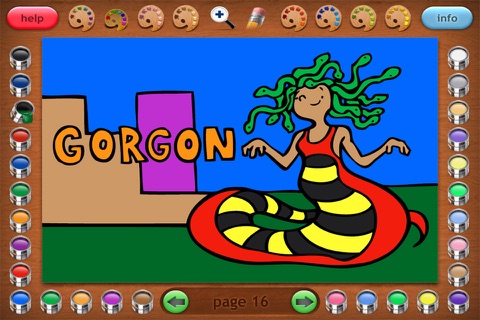 Coloring Book 29: Mythical Creatures screenshot 2