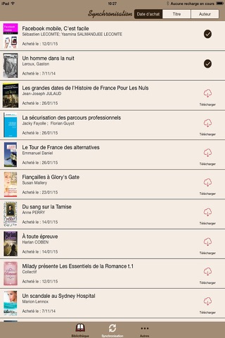 Furet du Nord eBook screenshot 2