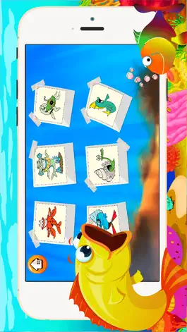 Game screenshot Море животных Книжка-раскраска - All In 1 Deep Sea Animal Draw Paint и цветных игры для детей hack