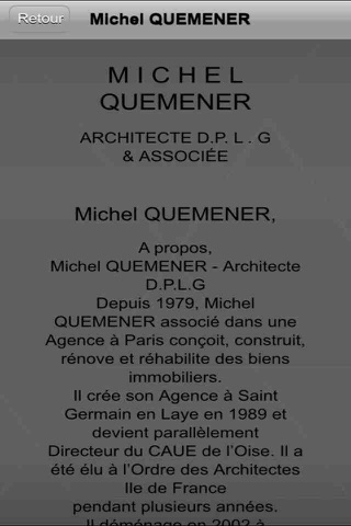 Michel Quemener Architecte DPLG & Associée screenshot 2