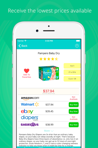 DiaperFit - Find the Best Diaper for Your Baby at the Lowest Price. screenshot 3