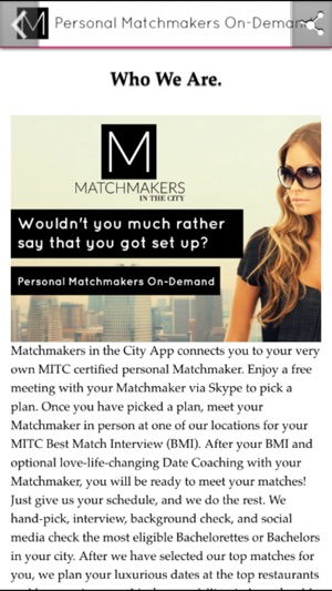 Matchmakers In The City(圖2)-速報App