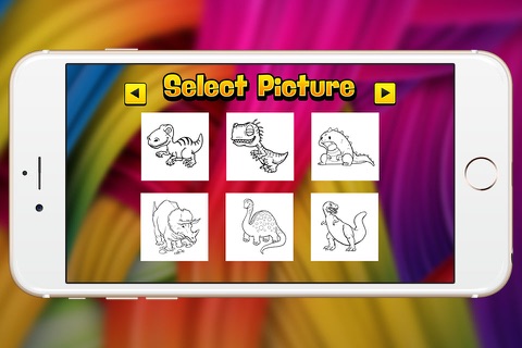 dinosaur ancient fossil coloring book for kid screenshot 2