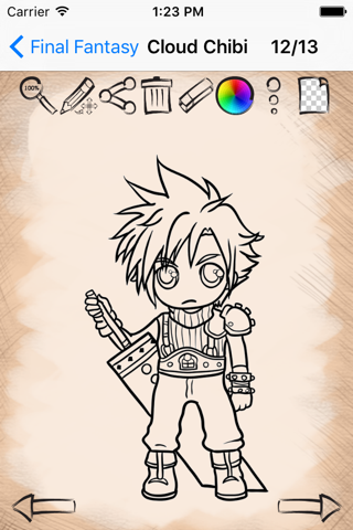 Learning To Draw Edition For Final Fantasy screenshot 4