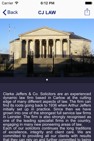 Clarke Jeffers Solicitors screenshot 2