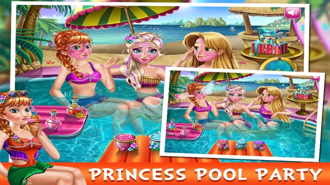 Princess Pool Party Game(圖2)-速報App