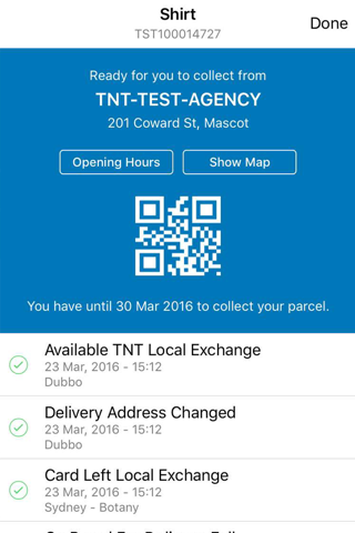 TNT Australia Tracking screenshot 3