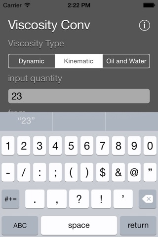 Viscosity Conversion screenshot 3