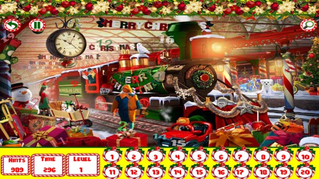 Hidden Objects: Christmas Hidden Numbers