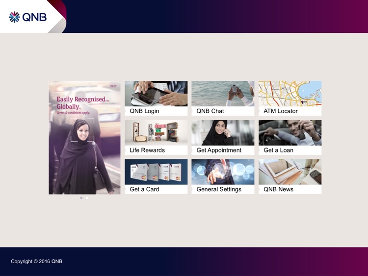 QNB Mobile for iPad