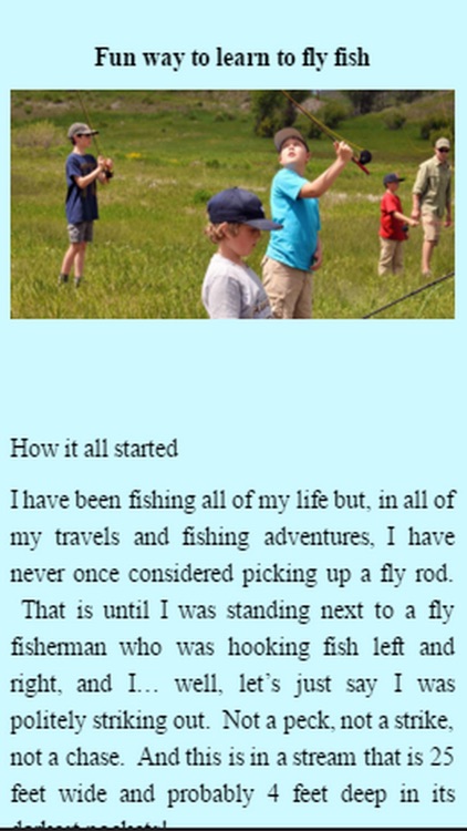 How To Fly Fish