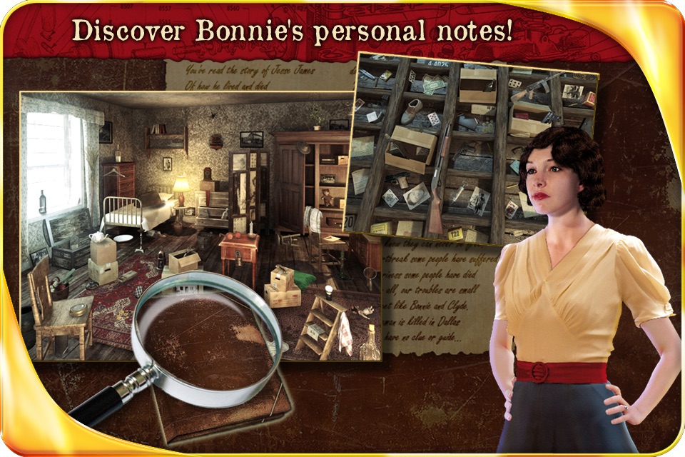 Public Enemies : Bonnie & Clyde – Extended Edition - A Hidden Object Adventure screenshot 2